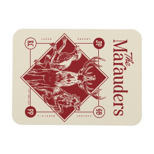 HARRY POTTER™ The Marauders Animagus Graphic Magnet (Horizontal)