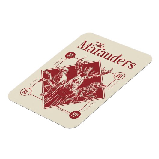 HARRY POTTER™ The Marauders Animagus Graphic Magnet (Linke Seite)