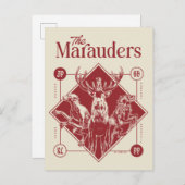 HARRY POTTER™ The Marauders Animagus Graphic Postkarte (Vorne/Hinten)