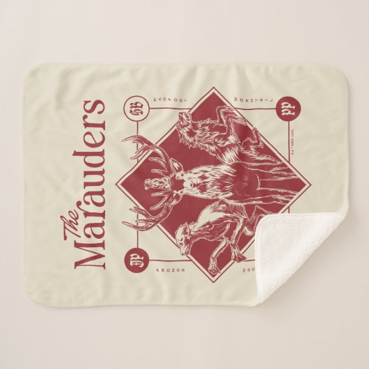 HARRY POTTER™ The Marauders Animagus Graphic Sherpadecke (Vorderseite (Horizontal))