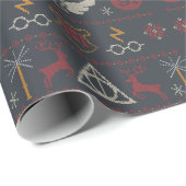 HARRY POTTER™ Themed Cross-Stitch-Muster Geschenkpapier (Rolleneckpunkt)