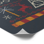 HARRY POTTER™ Themed Cross-Stitch-Muster Poster (Ecke)