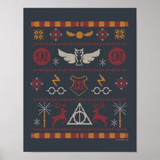HARRY POTTER™ Themed Cross-Stitch-Muster Poster (Vorne)
