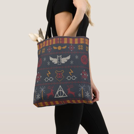 HARRY POTTER™ Themed Cross-Stitch-Muster Tasche (Von Nahem)