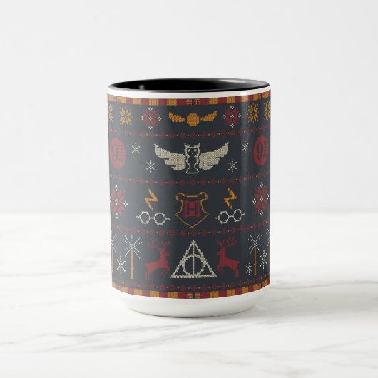 HARRY POTTER™ Themed Cross-Stitch-Muster Tasse (Zentrum)