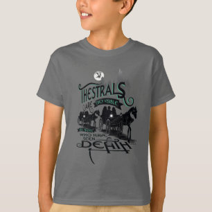 Harry Potter Thestrals-Typografie-Grafik T-Shirt