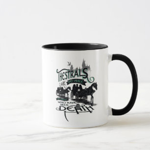 Harry Potter   Thestrals-Typografie-Grafik Tasse