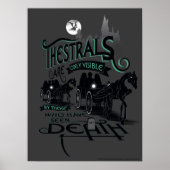 Harry Potter | Thestrals Typografy Graphic Poster (Vorne)