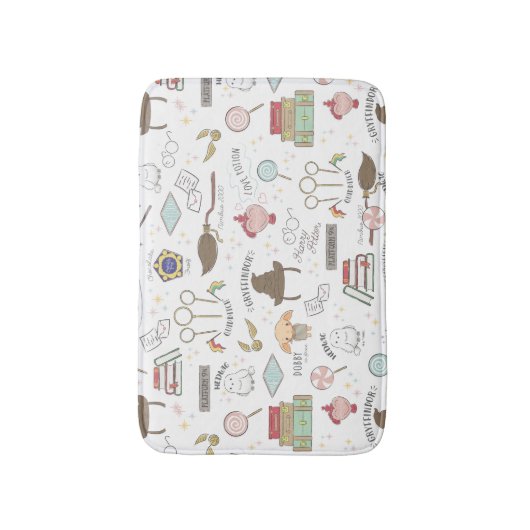 HARRY POTTER™ Tiny Magic Pattern Badematte (Vorderseite Vertikal)