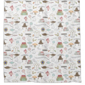 HARRY POTTER™ Tiny Magic Pattern Duschvorhang (Vorderseite)