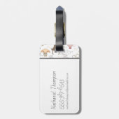 HARRY POTTER™ Tiny Magic Pattern Gepäckanhänger (Rückseite vertikal)