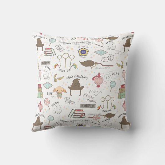 HARRY POTTER™ Tiny Magic Pattern Kissen (Rückseite)