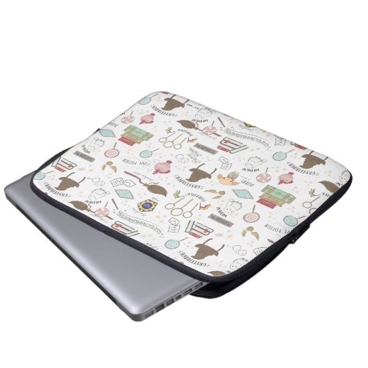 HARRY POTTER™ Tiny Magic Pattern Laptopschutzhülle (Vorne Knopf)