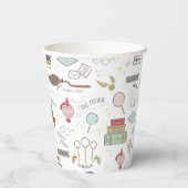 HARRY POTTER™ Tiny Magic Pattern Pappbecher (Rückseite)