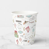 HARRY POTTER™ Tiny Magic Pattern Pappbecher (Rechts)