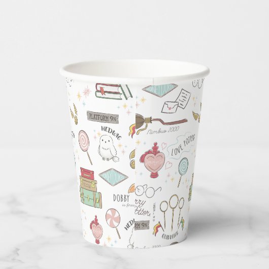 HARRY POTTER™ Tiny Magic Pattern Pappbecher (Rechts)