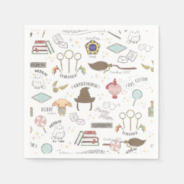 HARRY POTTER™ Tiny Magic Pattern Serviette