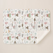 HARRY POTTER™ Tiny Magic Pattern Sherpadecke (Vorderseite (Horizontal))