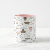 HARRY POTTER™ Tiny Magic Pattern Tasse (Zentrum)