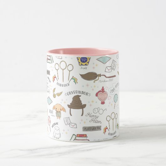 HARRY POTTER™ Tiny Magic Pattern Tasse (Zentrum)