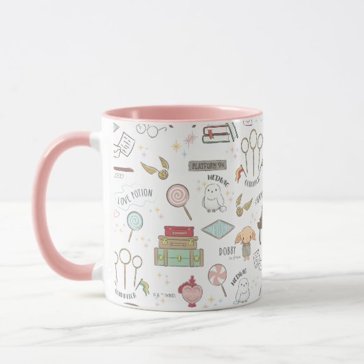 HARRY POTTER™ Tiny Magic Pattern Tasse (Links)