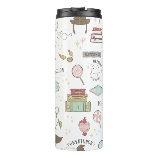 HARRY POTTER™ Tiny Magic Pattern Thermosbecher (Rückseite)