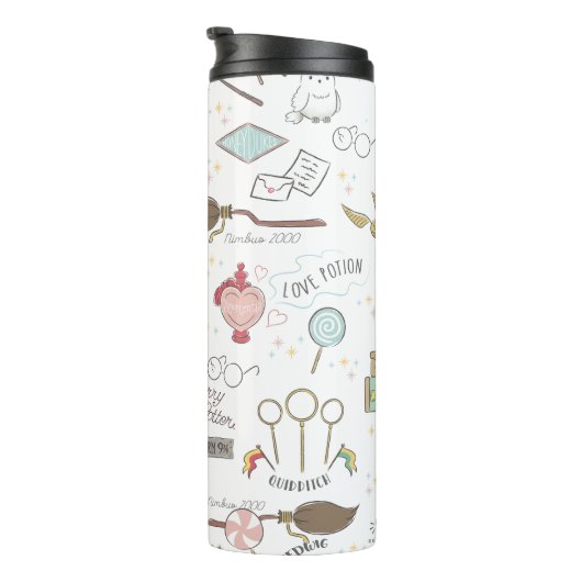 HARRY POTTER™ Tiny Magic Pattern Thermosbecher (Nach rechts gedreht)