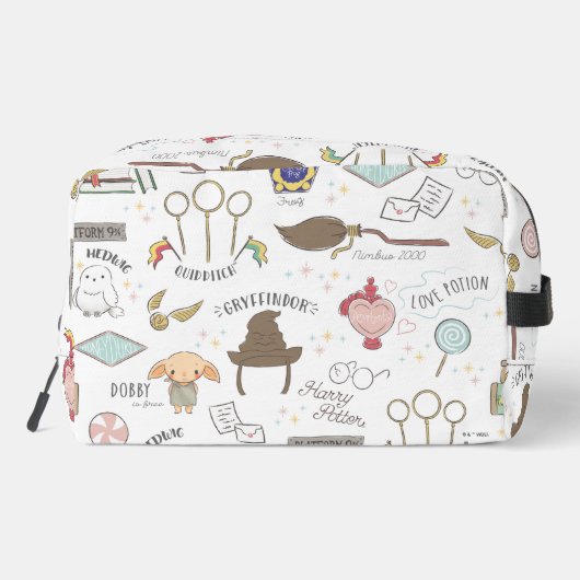 HARRY POTTER™ Tiny Magic Pattern Waschbeutel (Rückseite)