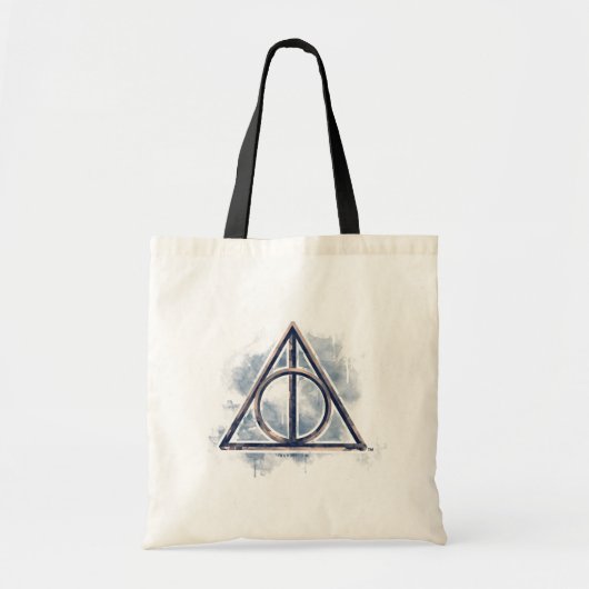 Harry Potter | Todesrelikte Wasserfarbe Tragetasche (Vorne)