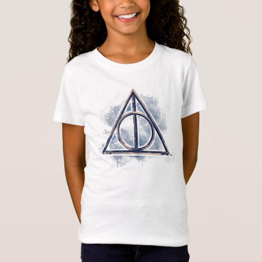 Harry Potter | Todesrelikte Wasserfarben T-Shirt (Vorderseite)