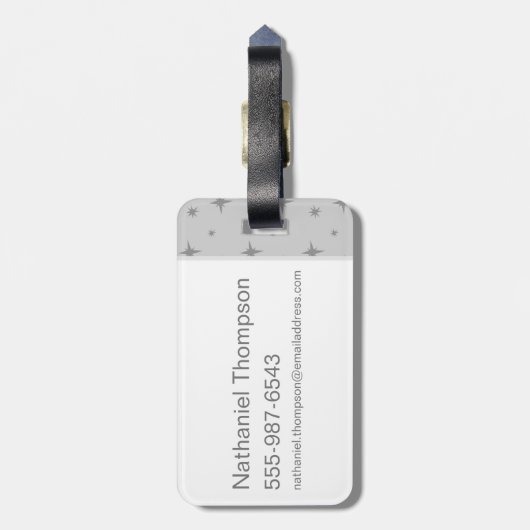 Harry Potter | Typografie der Silhouette "Freie Do Gepäckanhänger (Rückseite vertikal)