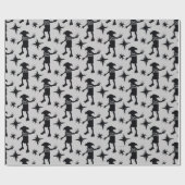 Harry Potter | Typografie der Silhouette "Freie Do Geschenkpapier (Flach)