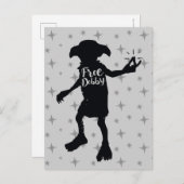 Harry Potter | Typografie der Silhouette "Freie Do Postkarte (Vorne/Hinten)