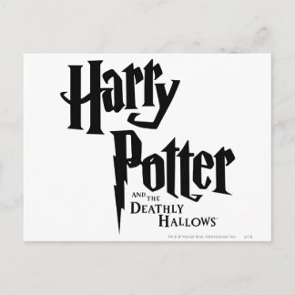 Harry Potter und das Deathly Hallow Logo 2 Postkarte
