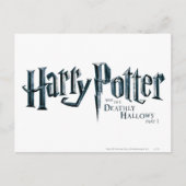 Harry Potter und das Deathly Hallows Logo 1 2 Postkarte (Vorderseite)