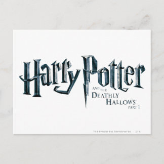 Harry Potter und das Deathly Hallows Logo 1 2 Postkarte