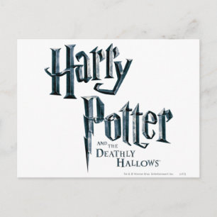 Harry Potter und das Deathly Hallows Logo 3 Postkarte