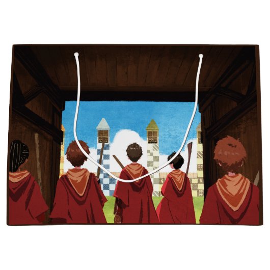 HARRY POTTER™ und das GRYFFINDOR™ QUIDDITCH™-Team Große Geschenktüte (Vorderseite)