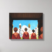 HARRY POTTER™ und das GRYFFINDOR™ QUIDDITCH™-Team Leinwanddruck (Vorderseite)