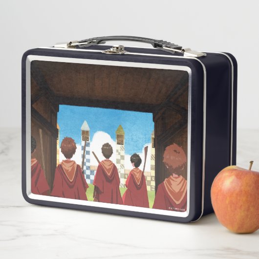 HARRY POTTER™ und das GRYFFINDOR™ QUIDDITCH™-Team Metall Brotdose (Beispiel)