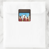 HARRY POTTER™ und das GRYFFINDOR™ QUIDDITCH™-Team Quadratischer Aufkleber (Tasche)