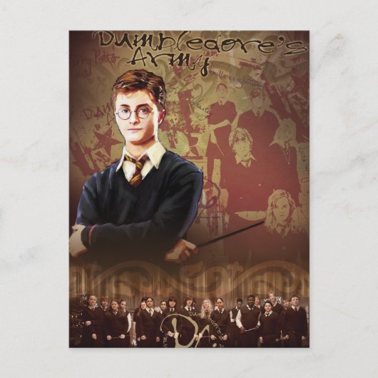 HARRY POTTER UND der AUFTRAG der PHOENIX™ Collage Postkarte (Vorderseite)