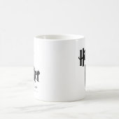 Harry Potter und der Todesly Hallows Logo 2 Kaffeetasse (Mittel)