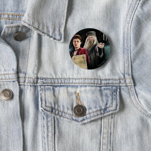Harry Potter und Dumbledore Button (Beispiel)