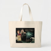Harry Potter und Dumbledore Jumbo Stoffbeutel (Vorne)