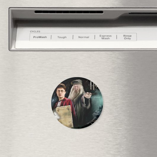 Harry Potter und Dumbledore Magnet (In Situ (Geschirrspüler))