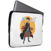 HARRY POTTER™ und Hedwig Illustration Laptopschutzhülle (Vorne Rechts)