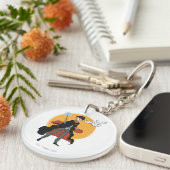 HARRY POTTER™ und Hedwig Illustration Schlüsselanhänger (Vorderseite rechts)