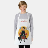 HARRY POTTER™ und Hedwig Illustration Schürze (Getragen)