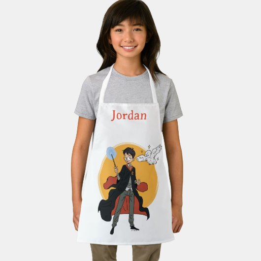 HARRY POTTER™ und Hedwig Illustration Schürze (Insitu)